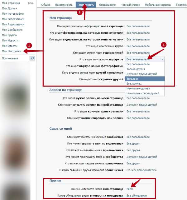 Как убрать отображение интересных страниц вконтакте. как скрыть интересные страницы вконтакте и список групп