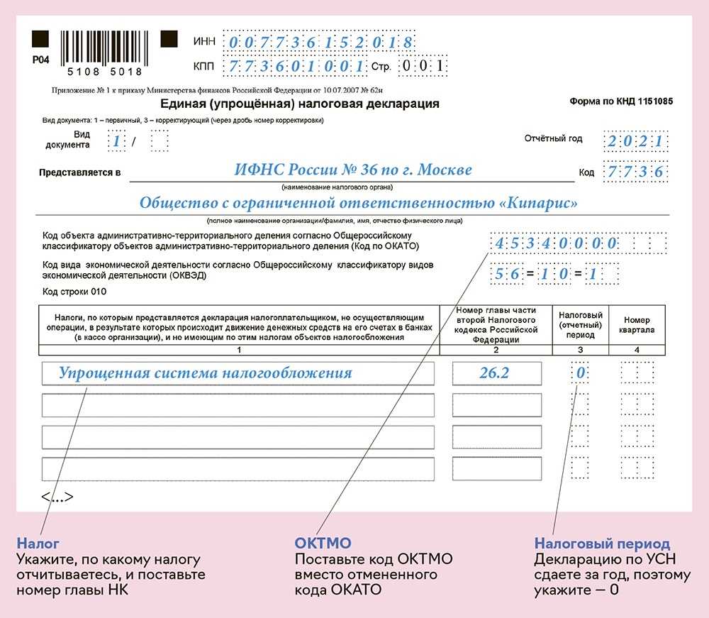 Нулевая налоговая декларация: пояснения 2024 года