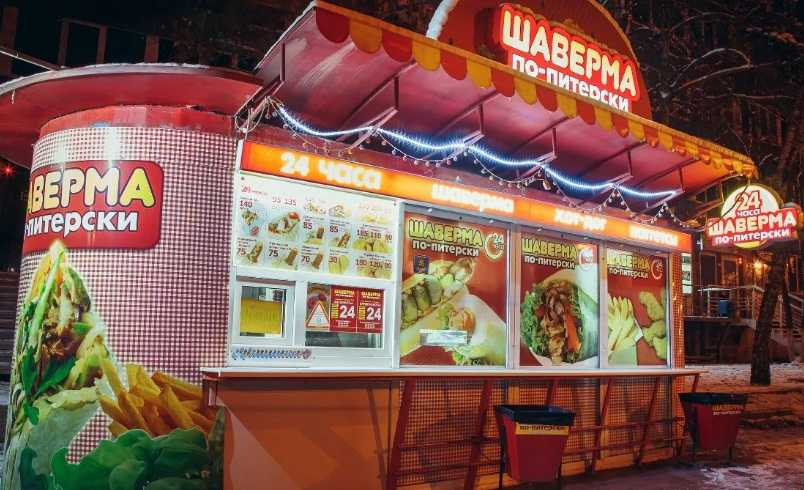 Купить франшизу Шаверма по Питерски сеть street food кафе Срок окупаемости от 6 месяцев Условия покупки франшизы Описание требования цена доход