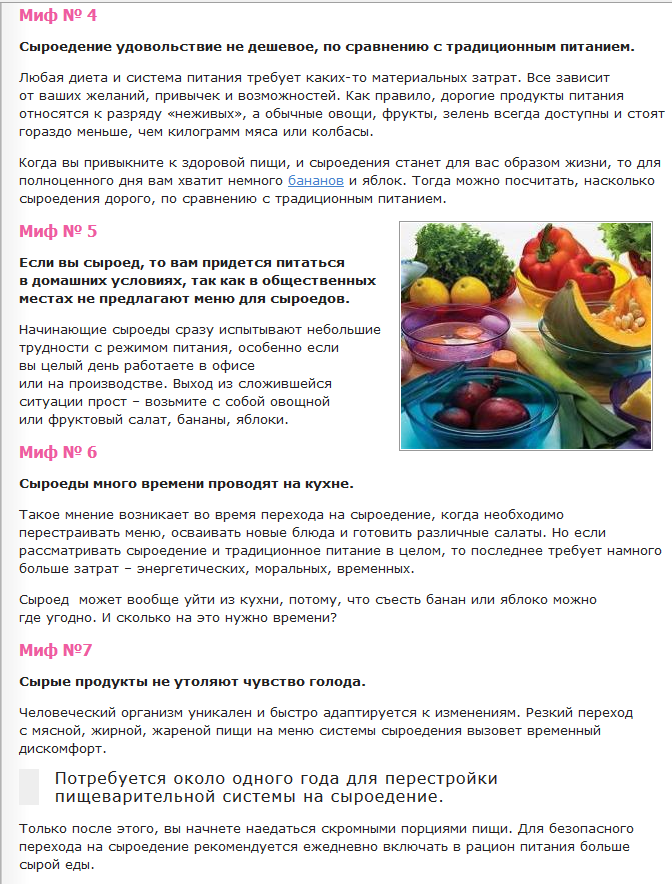 Системы питания человека: альтернативные формы