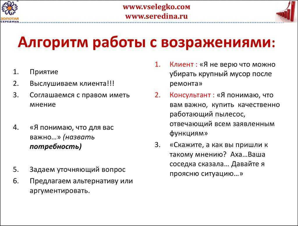 Возражение нет времени — работа с возражением