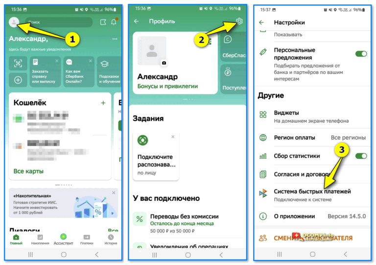 Как подключиться к системе быстрых платежей в сбербанке