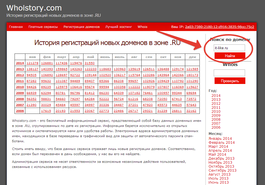 Whois history