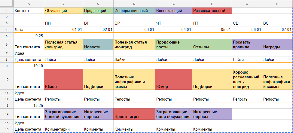 Как составить контент план для блога [сидим в одном окопе с читателем]
