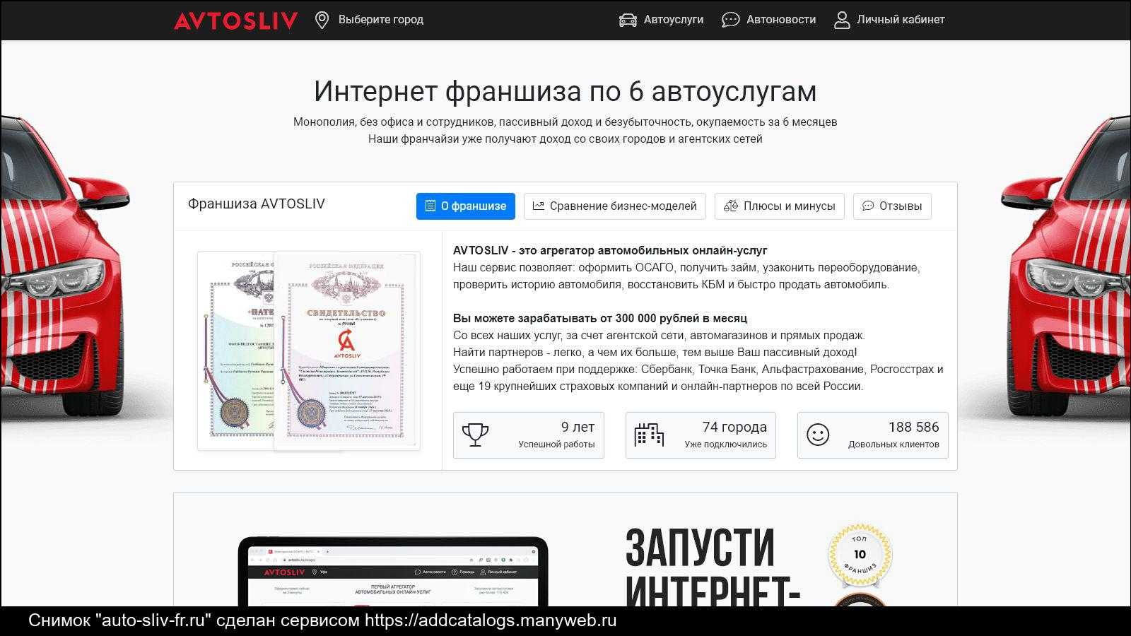 Лучшие франшизы автосервисов