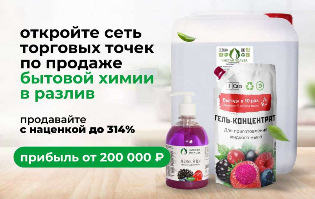 Франшиза бытовой химии: особенности открытия, главные преимущества, слабые стороны, отзывы