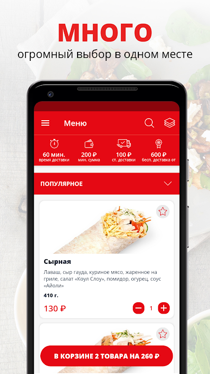 Франшиза кафе быстрого питания